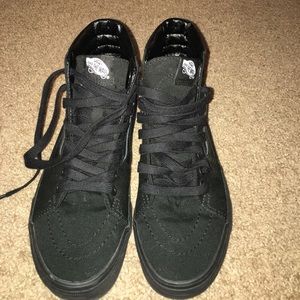 Black high top vans